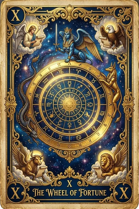 Wheel of Fortune Tarot Birth Card: Complete Meaning & Archetypal Guide
