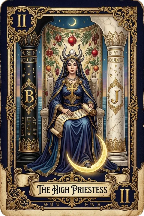 The High Priestess Tarot Card