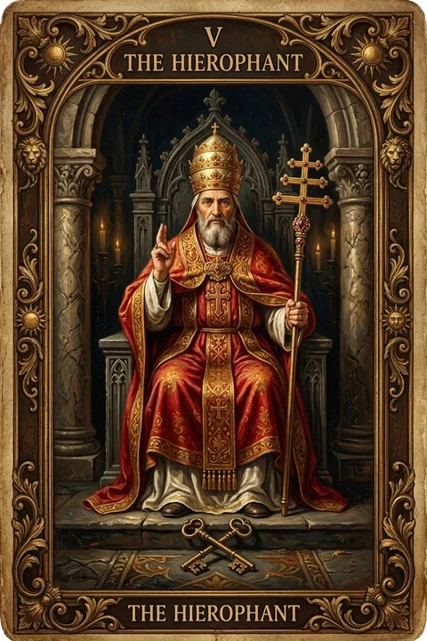 The Hierophant Tarot Birth Card: Complete Meaning & Archetypal Guide